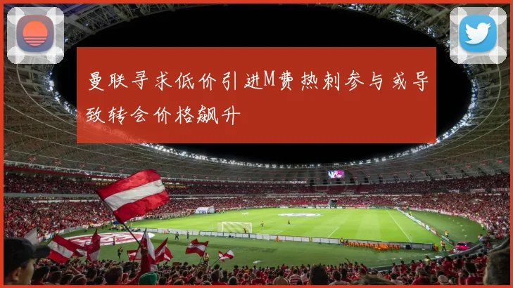 曼联寻求低价引进M费热刺参与或导致转会价格飙升