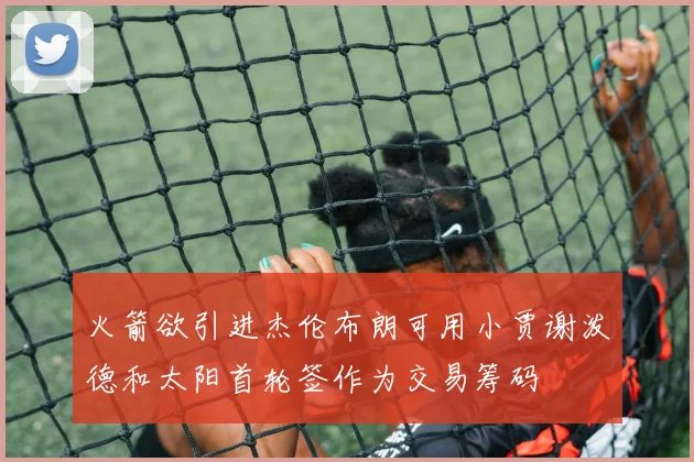 火箭欲引进杰伦布朗可用小贾谢泼德和太阳首轮签作为交易筹码